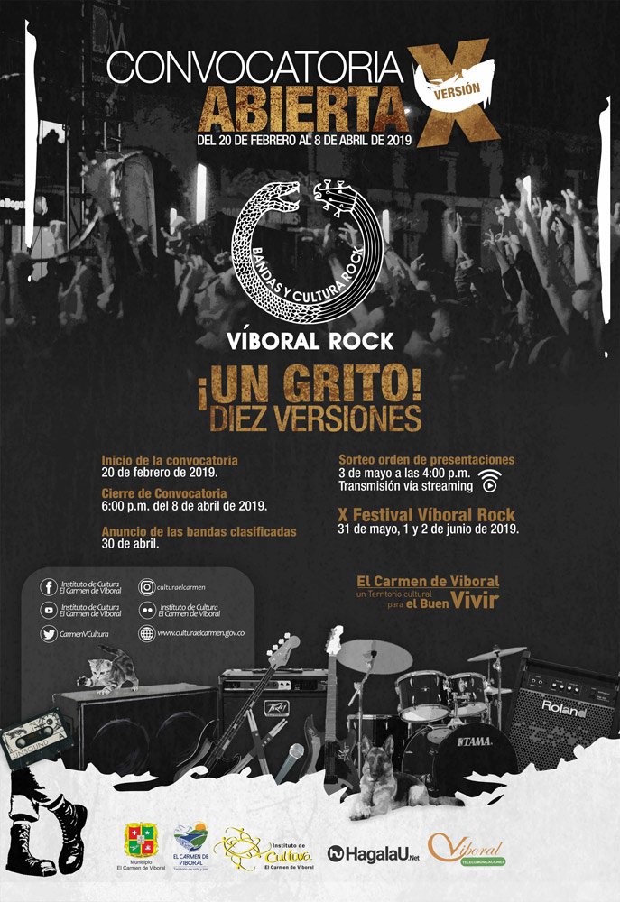 afiche convocatoria x viboral rock 2019 2web