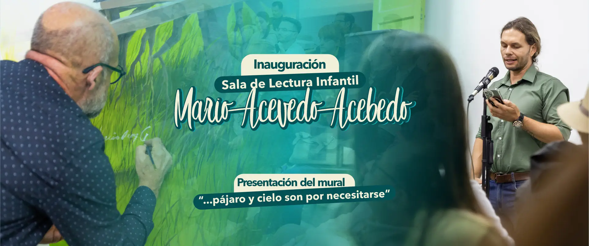 Inauguración de la Sala de Lectura Infantil Mario Acevedo Acebedo